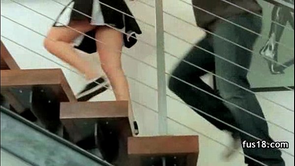 beautiful teen slut with awesome ass in school uniform